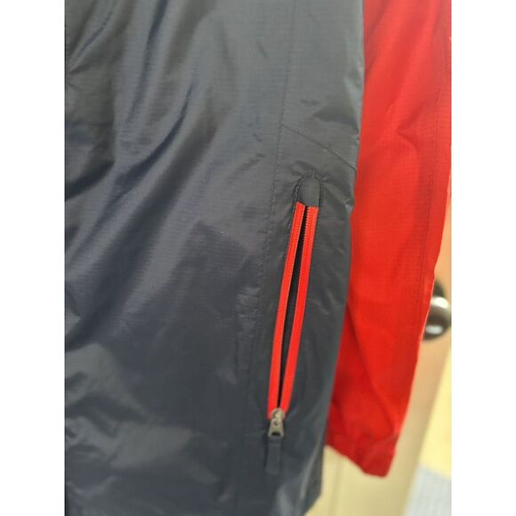 REI Boys Red Navy Rain Jacket, Size XL Windbreaker‎ Waterproof Wind Resistance - Picture 7 of 8